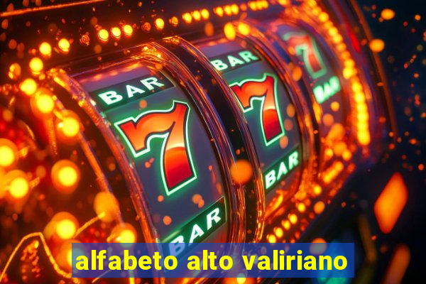 alfabeto alto valiriano